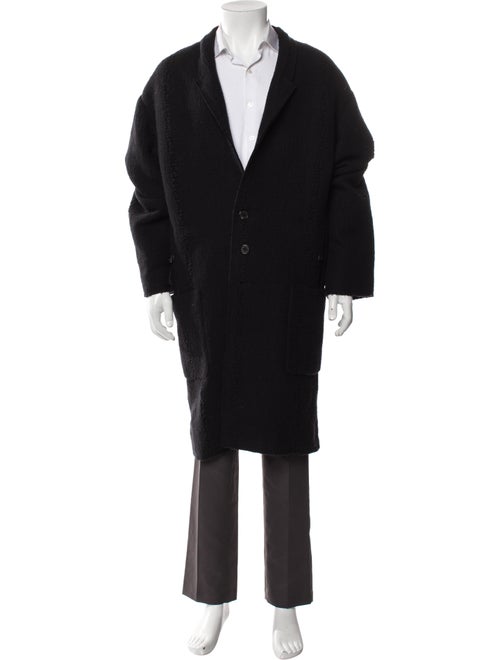 Damir Doma Virgin Wool Graphic Print Overcoat