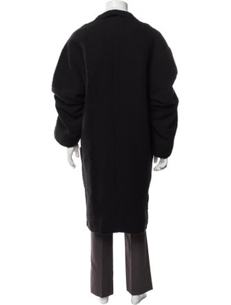 Damir Doma Virgin Wool Graphic Print Overcoat