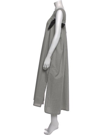 Damir Doma Plaid Print Midi Length Dress