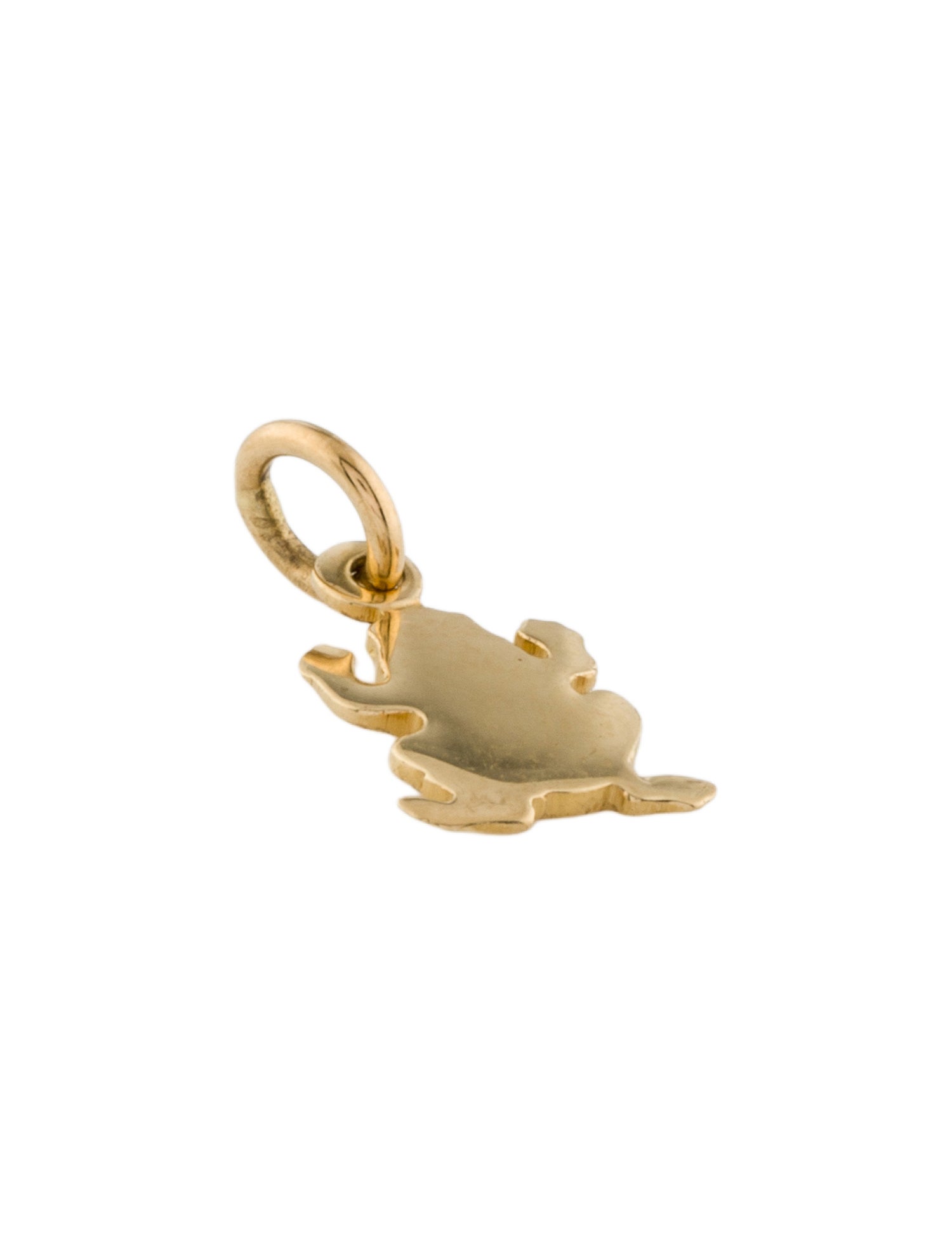 Dodo 18K Frog Charm Pendant