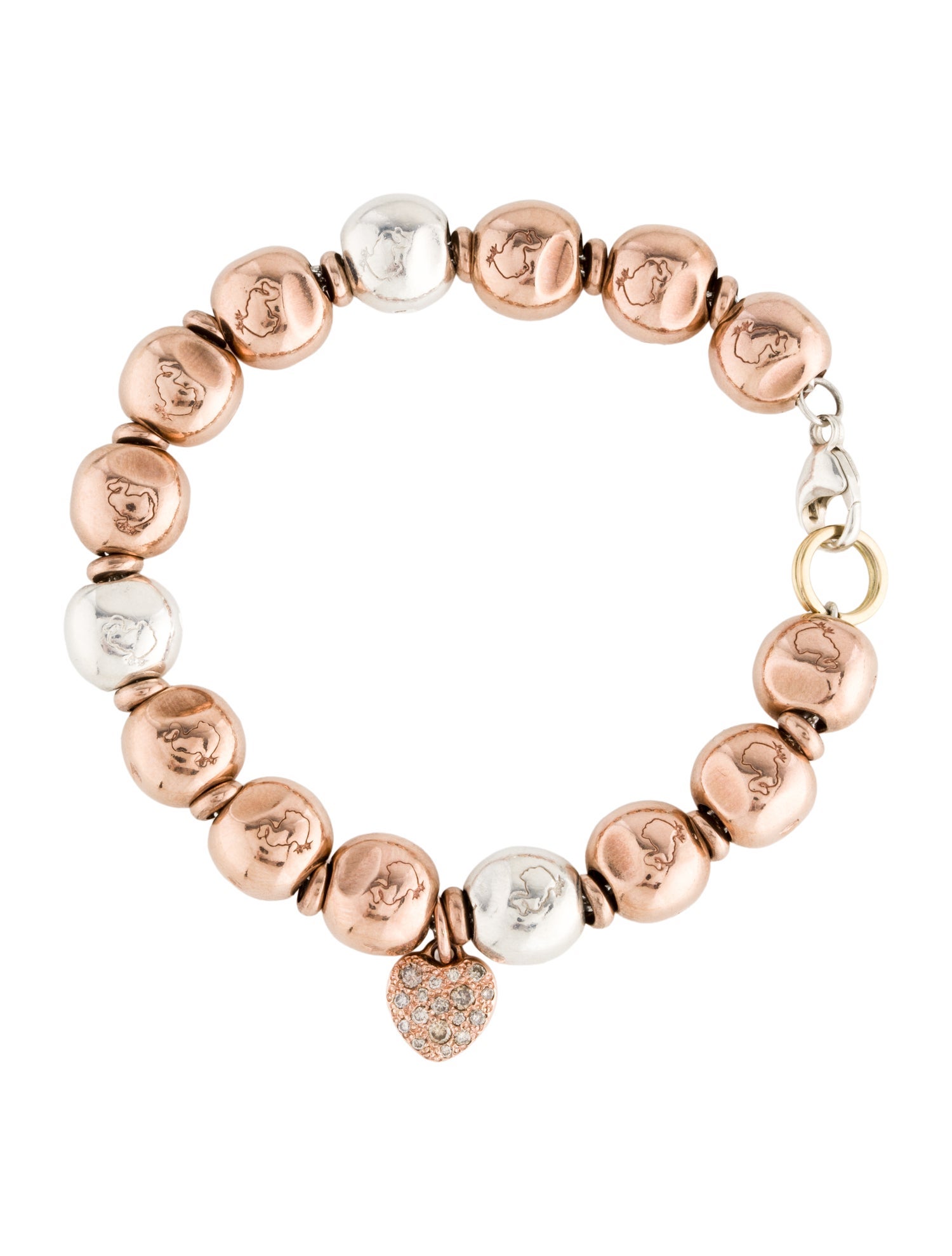 Dodo Diamond Pepita Link Bracelet