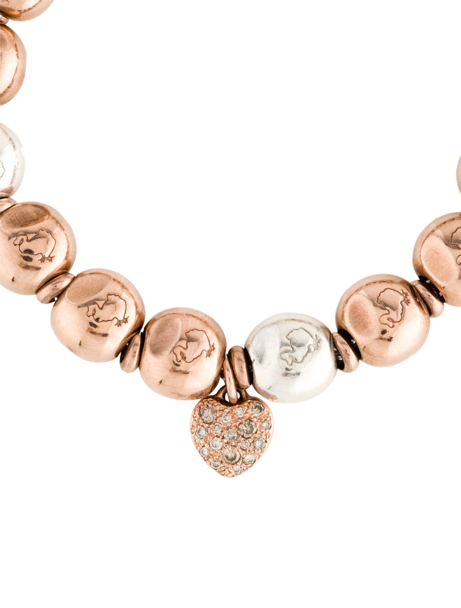 Dodo Diamond Pepita Link Bracelet