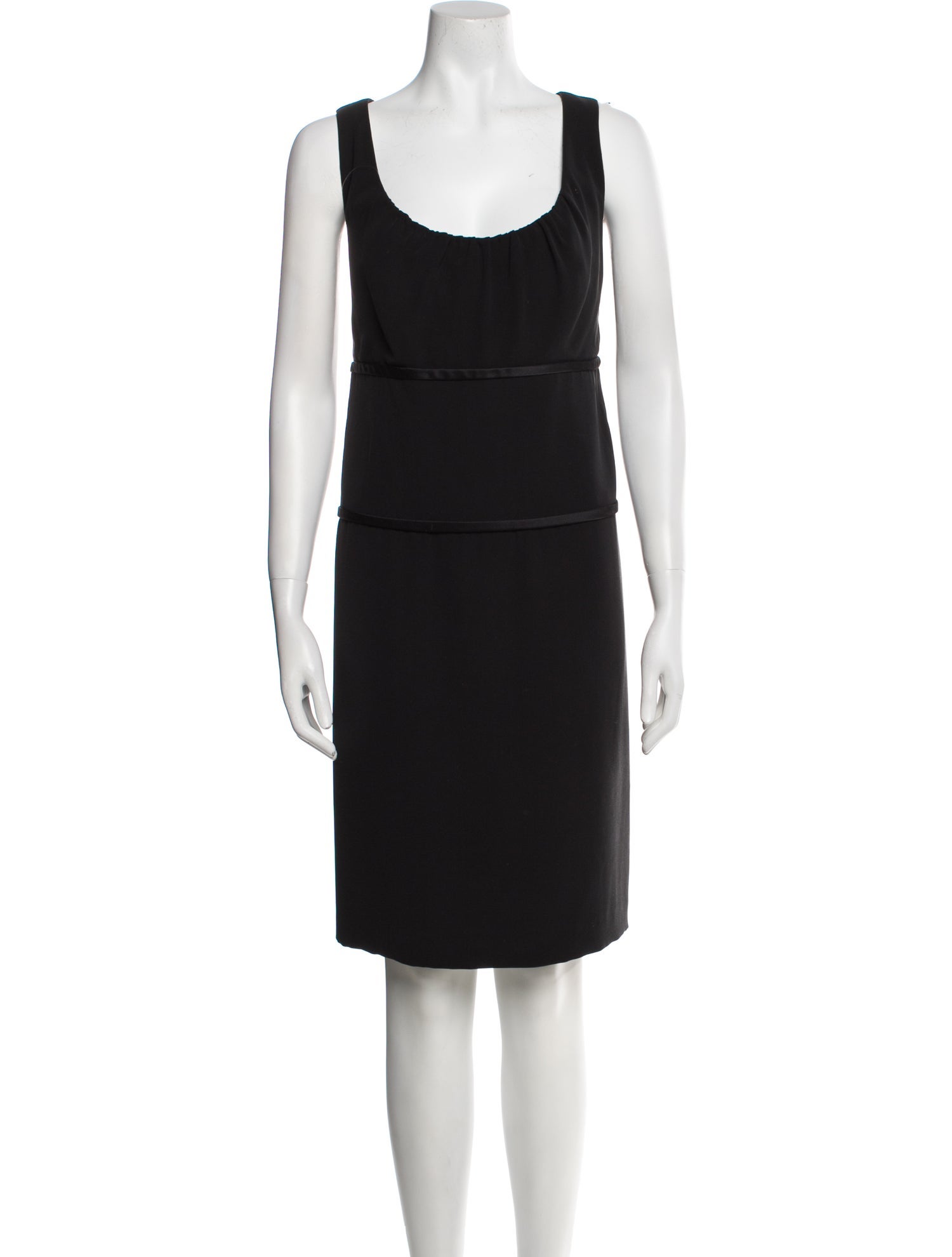 Donald Deal Silk Knee-Length Dress