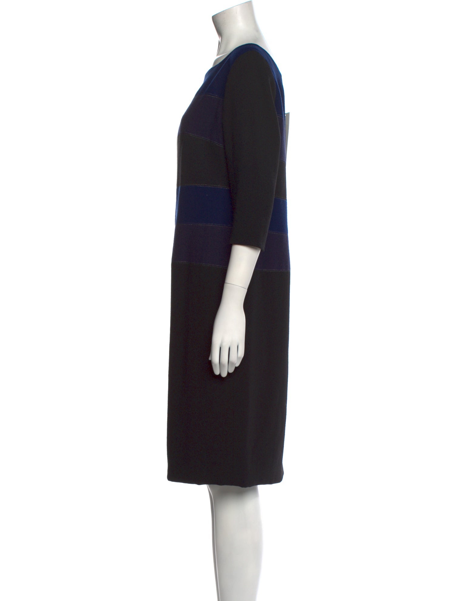 Donald Deal Wool Knee-Length Dress