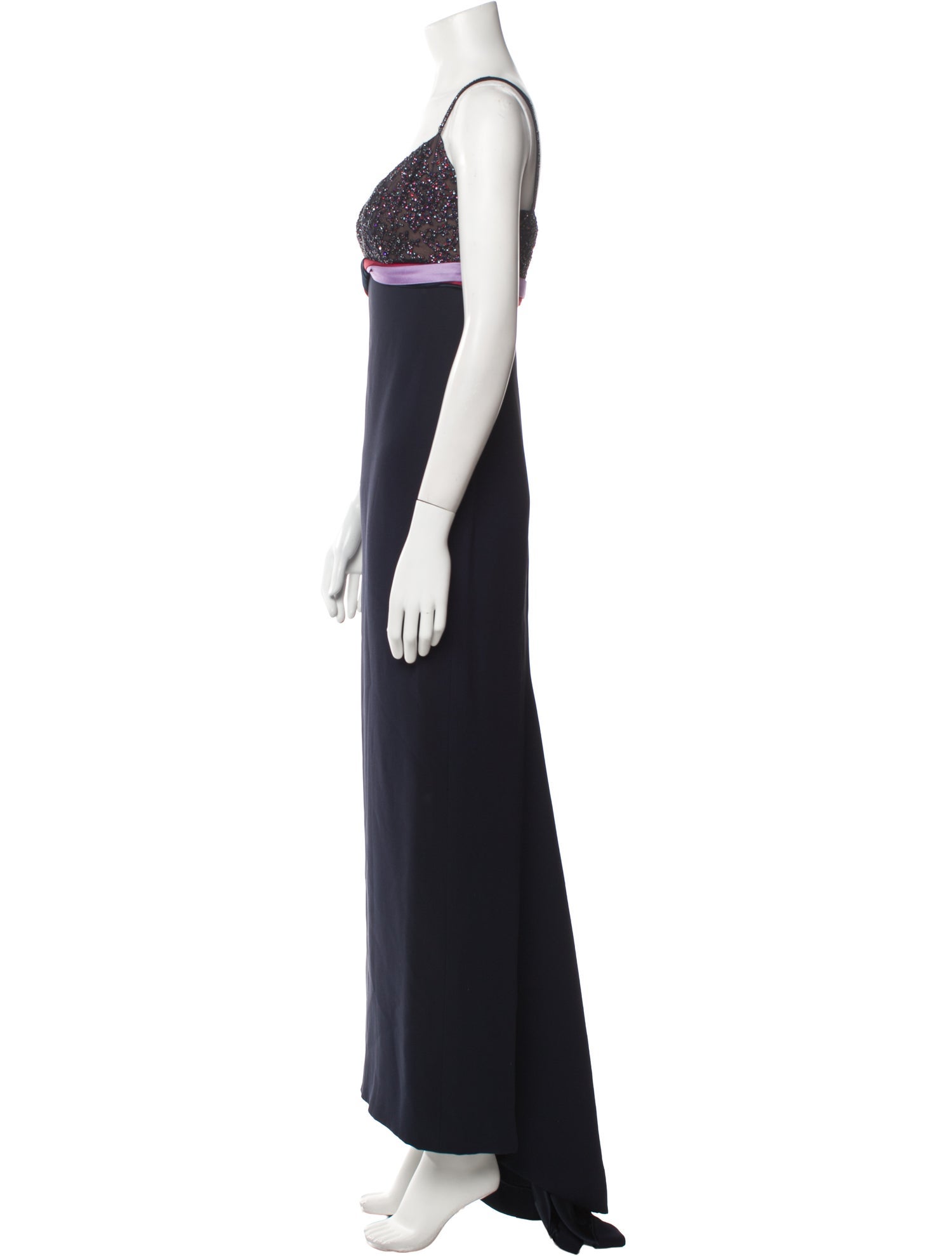 Donald Deal V-Neck Long Dress