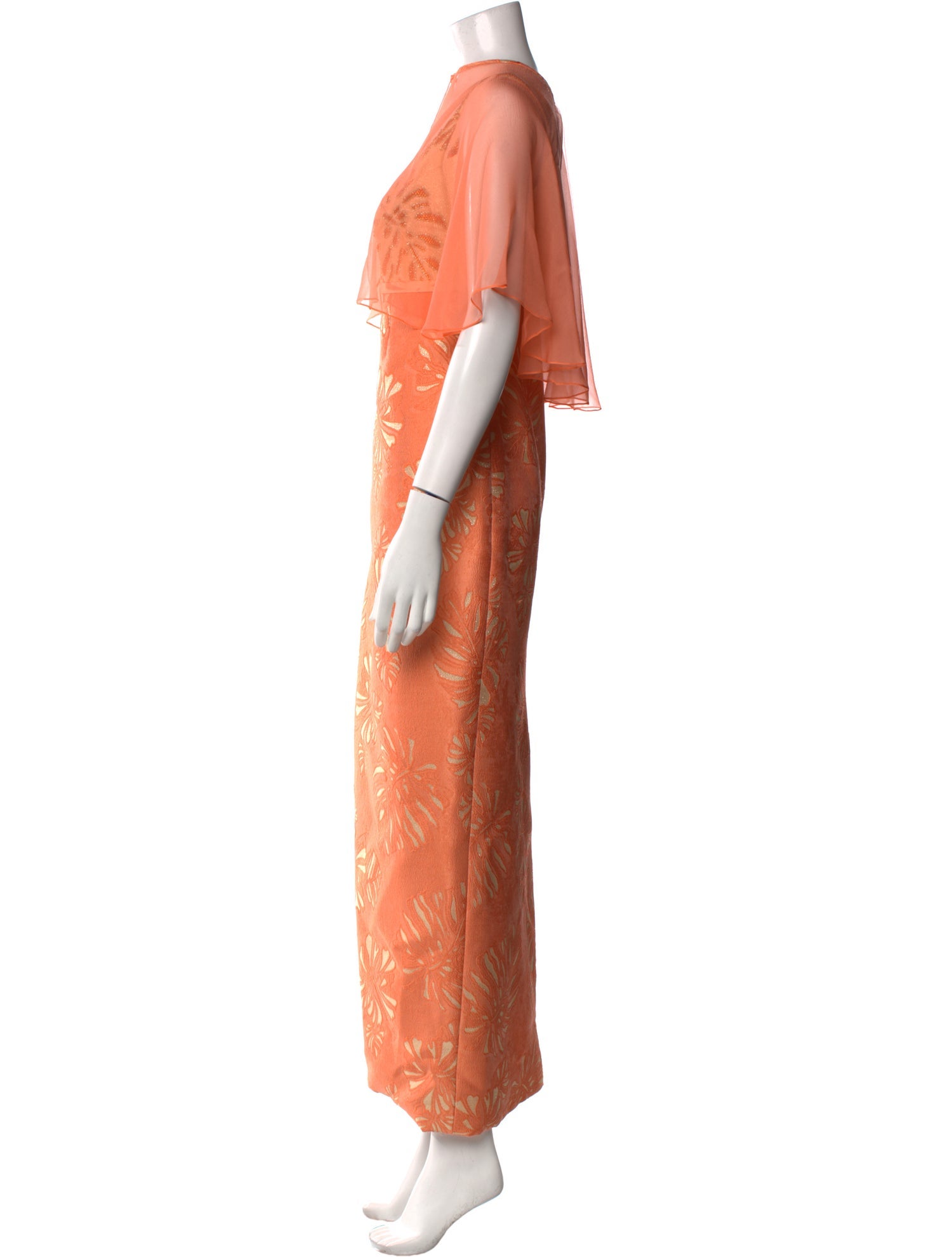 Donald Deal Silk Long Dress