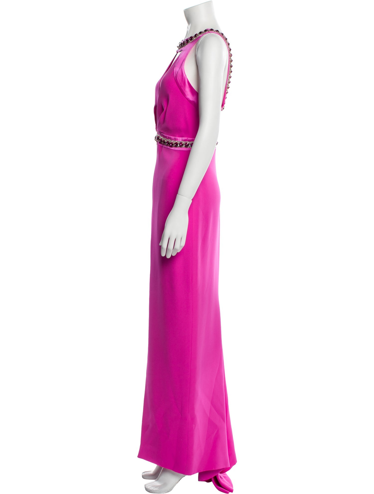 Donald Deal Halterneck Long Dress