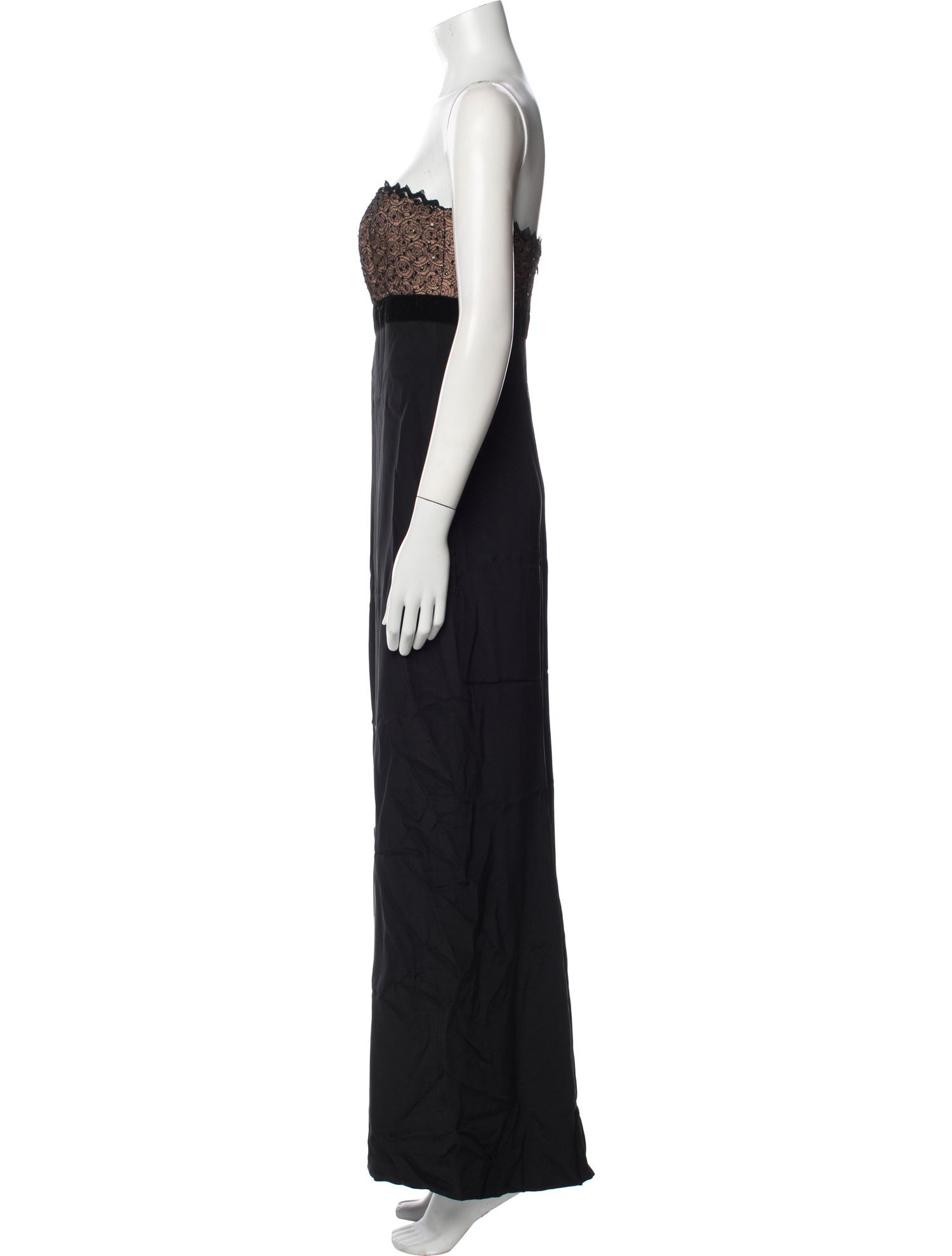 Donald Deal Silk Long Dress