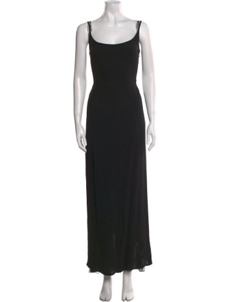 Donald Deal Silk Long Dress