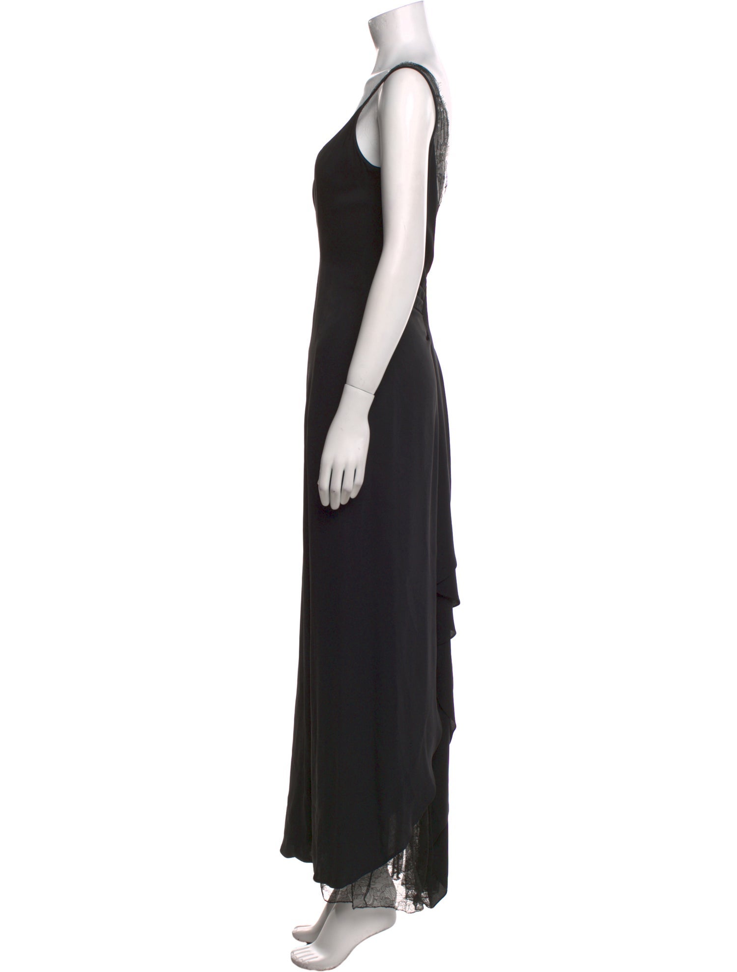 Donald Deal Silk Long Dress