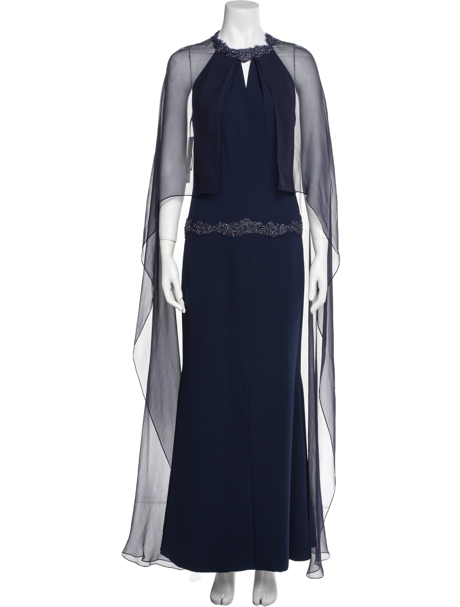 Donald Deal Crew Neck Long Dress