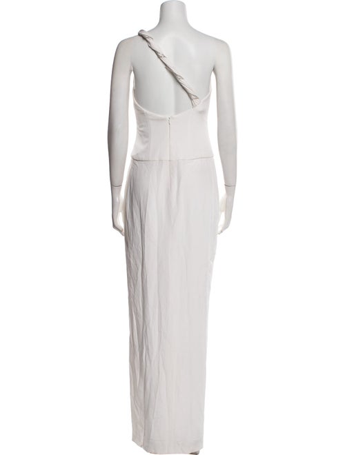 Donald Deal Square Neckline Long Dress