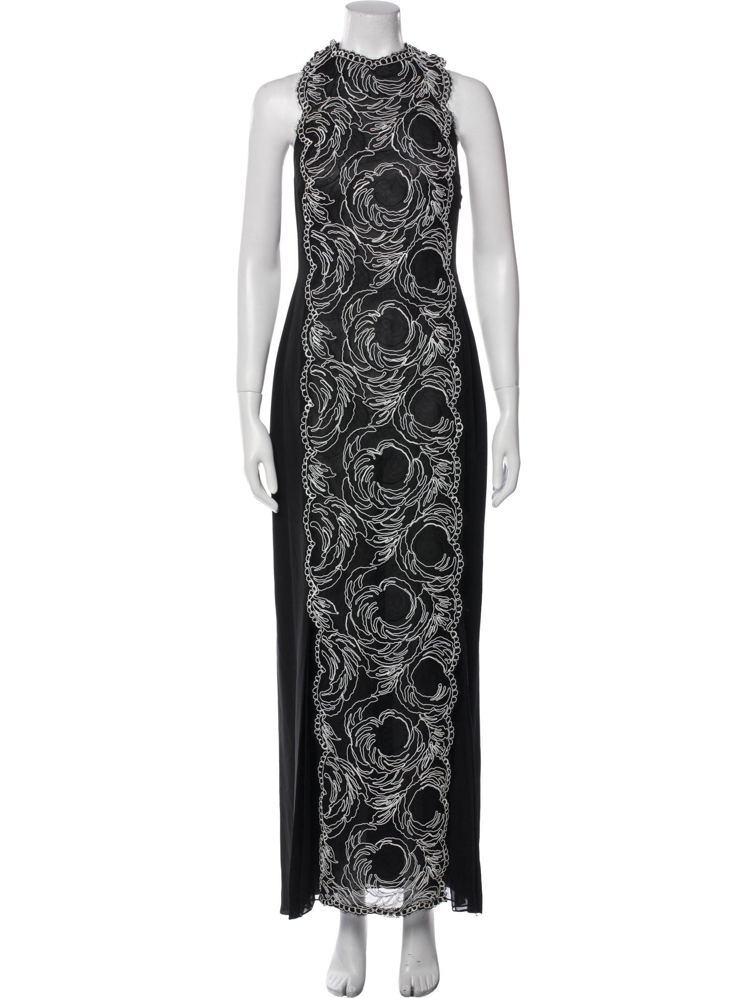 Donald Deal Silk Long Dress