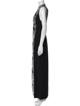Donald Deal Silk Long Dress