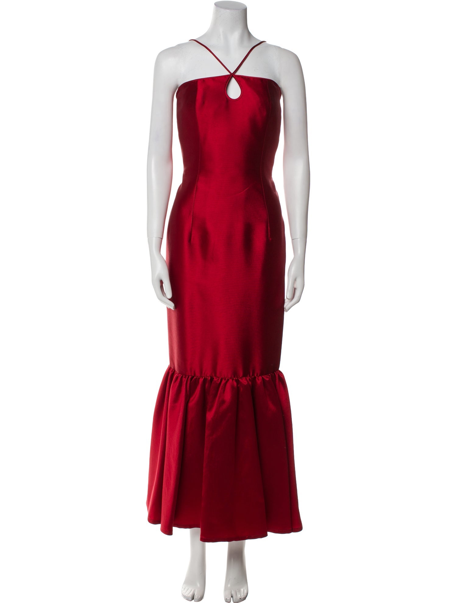 Donald Deal Halterneck Long Dress