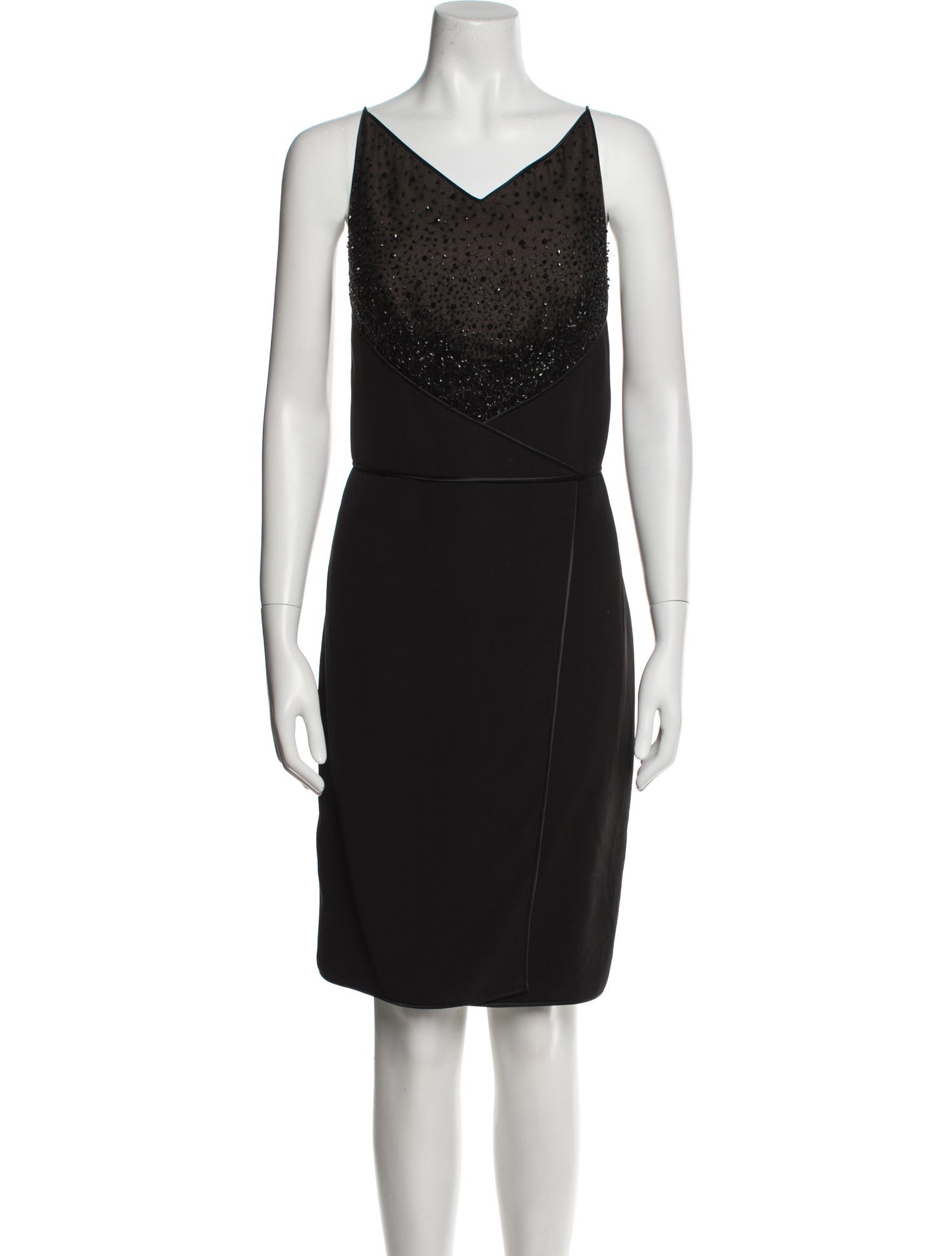 Donald Deal Silk Knee-Length Dress