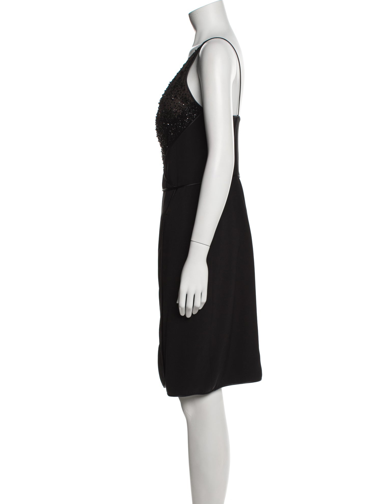 Donald Deal Silk Knee-Length Dress