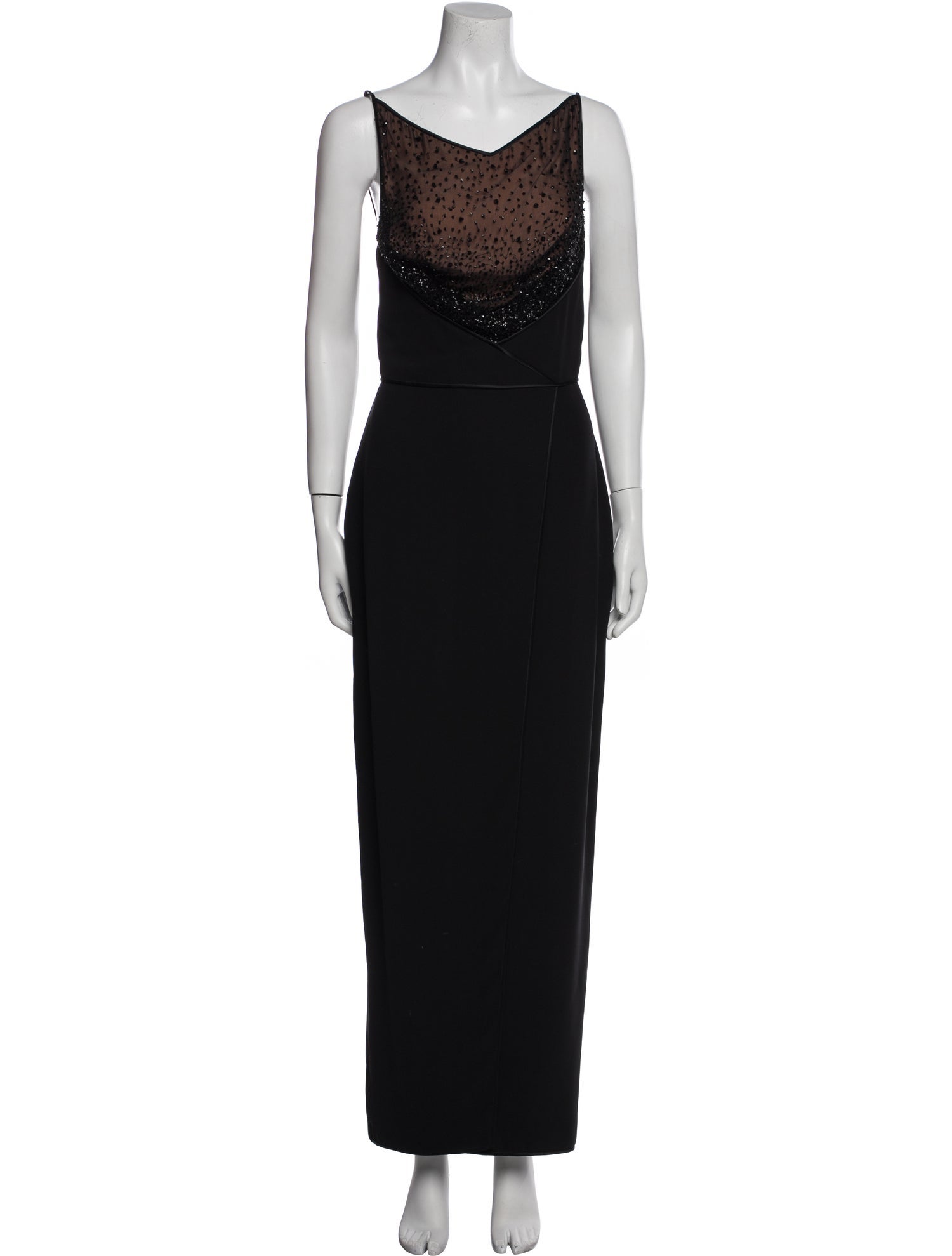 Donald Deal Silk Long Dress