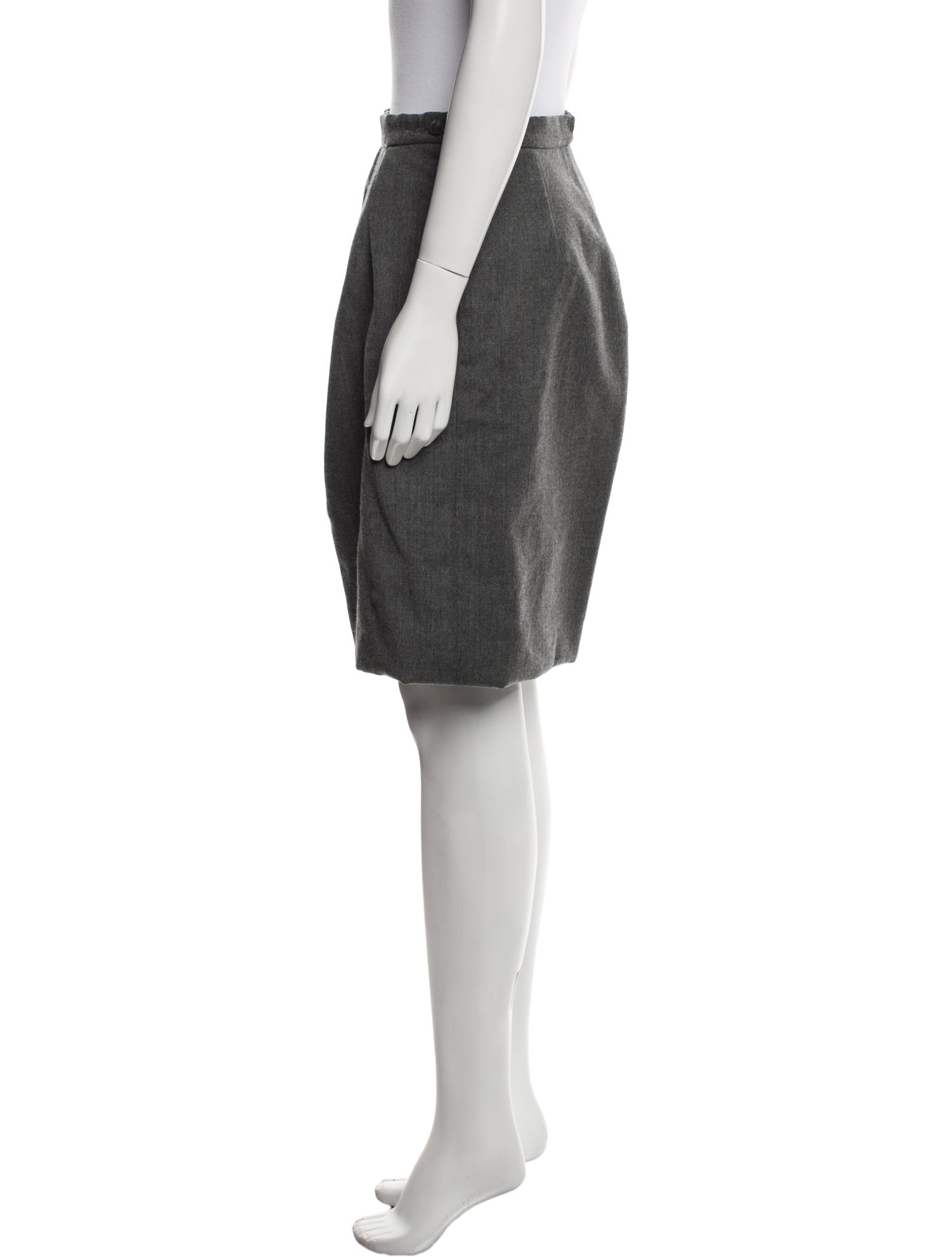 Donald Deal Wool Knee-Length Skirt