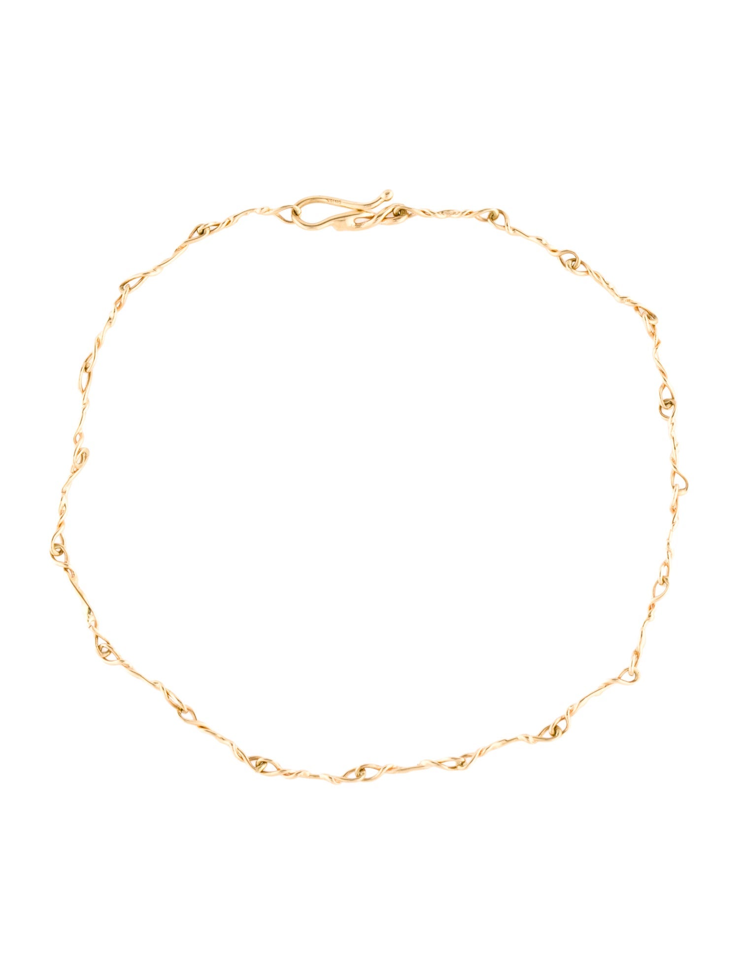 Dean Harris 18K Hammered Chain Link Bracelet
