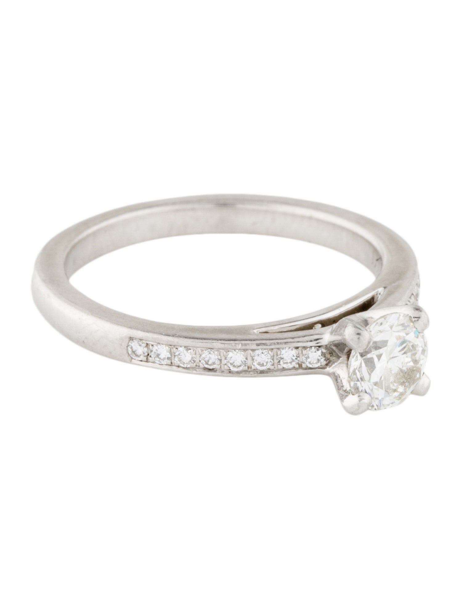 De Beers Platinum Diamond Engagement Ring