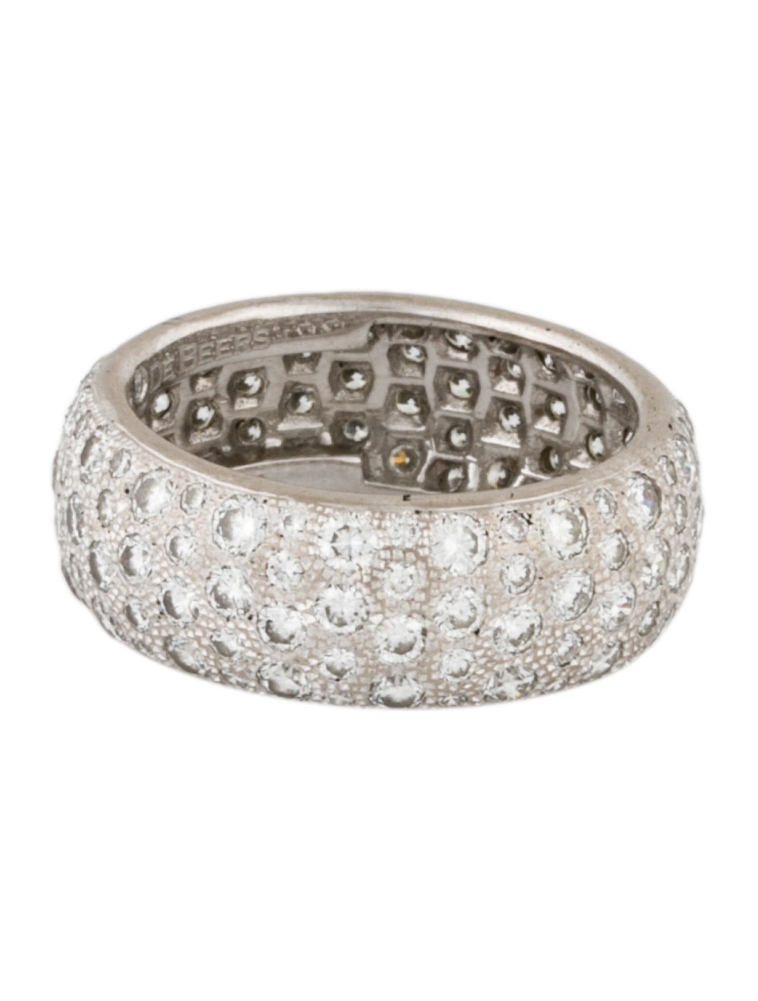 De Beers 18K 2.38ctw Diamond Eternity Band, Large Model