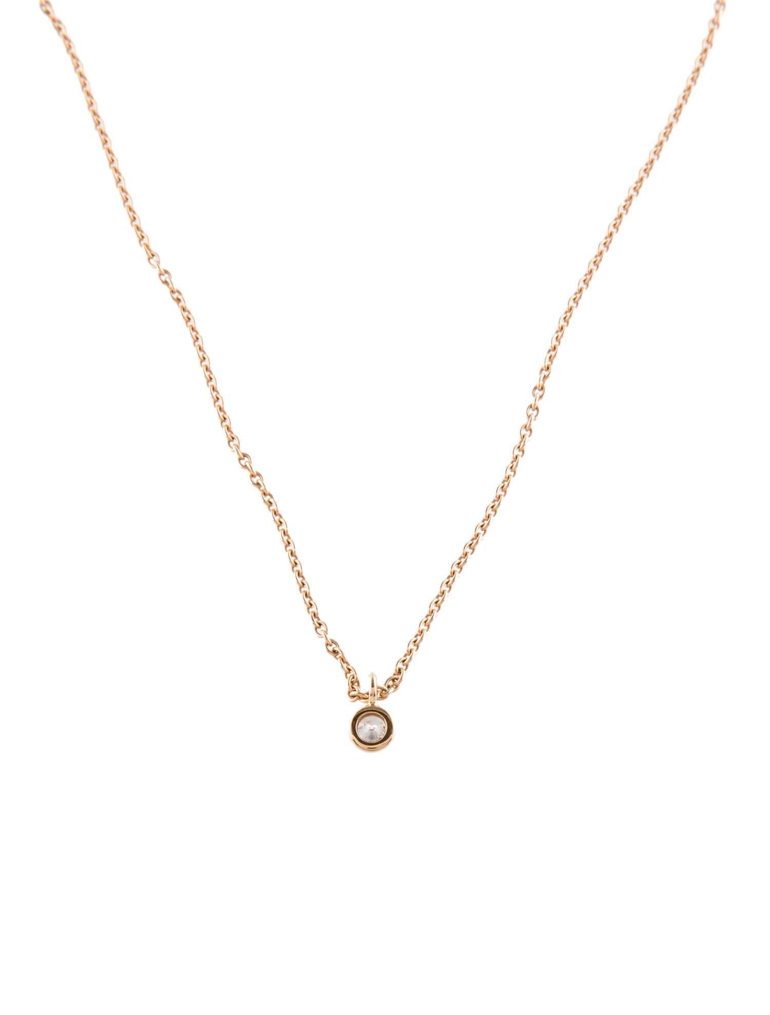 De Beers 18K Diamond Clea Pendant Necklace