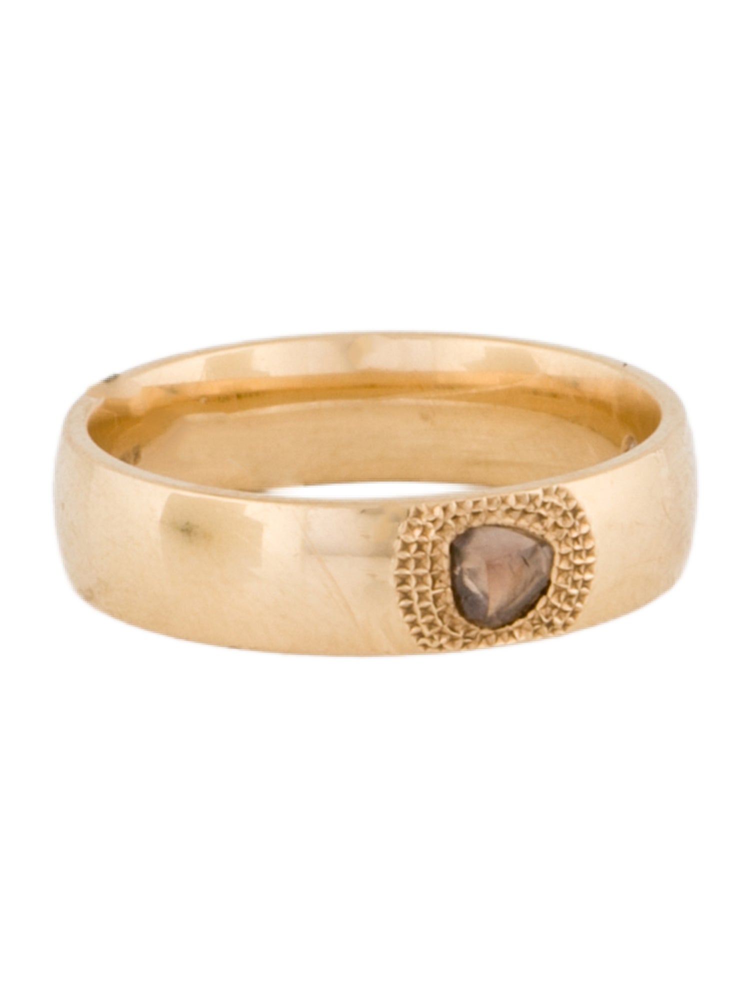 De Beers 18K Diamond Large Talisman Band