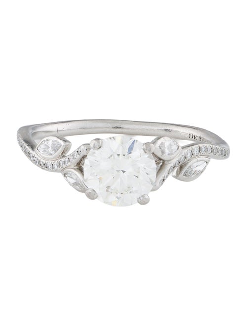 De Beers Platinum 1.10ct Diamond Adonis Rose Engagement Ring