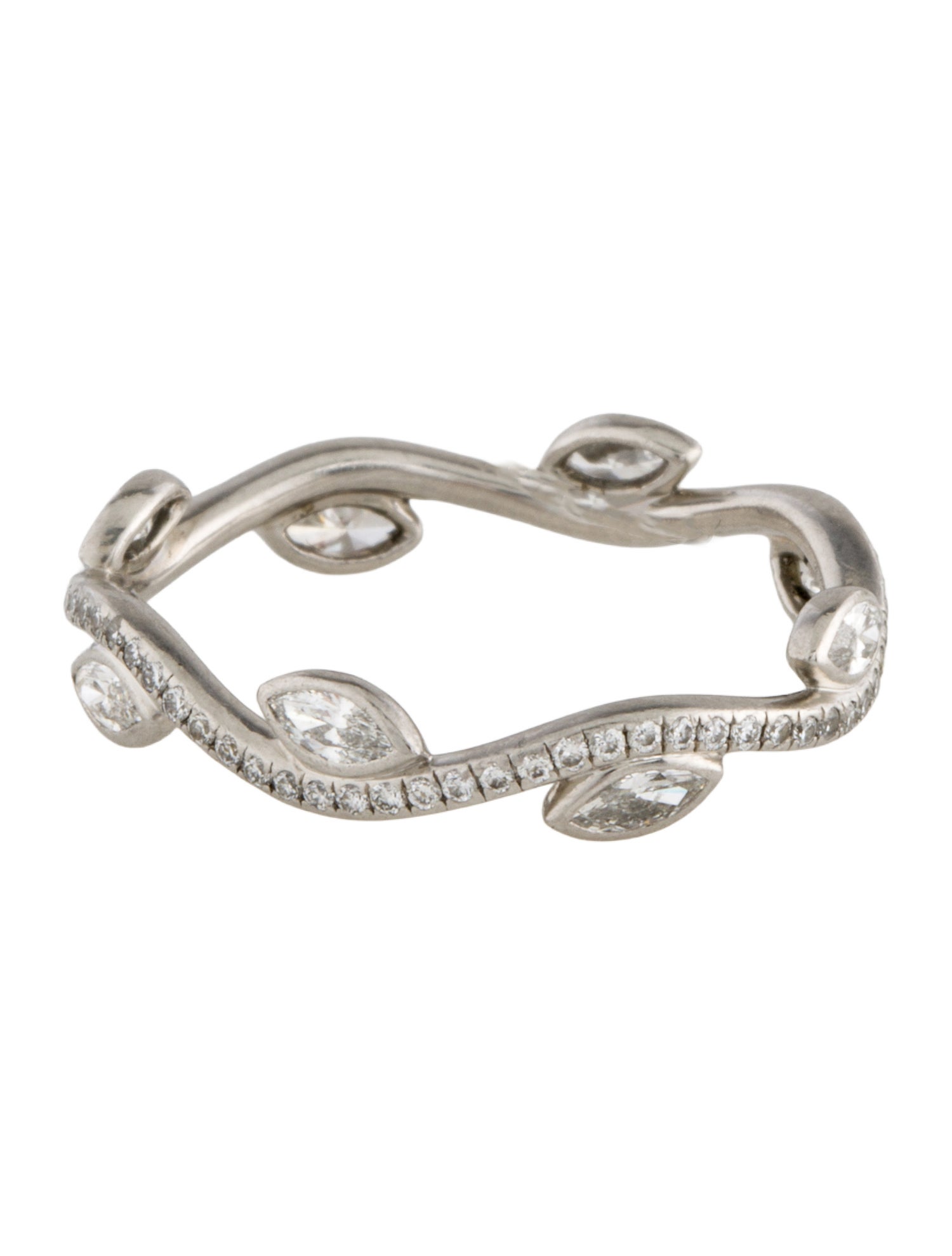 De Beers Platinum & Diamond Adonis Rose Band