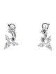 De Beers Platinum 4.23ctw Diamond Cluster Earclips