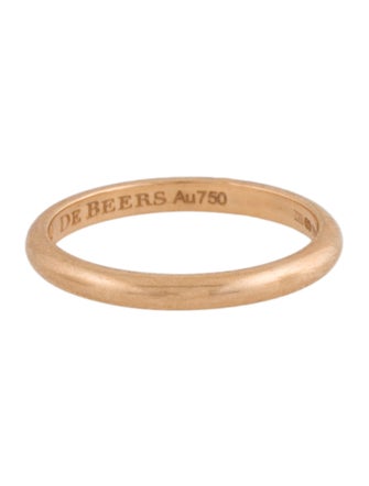 De Beers 18K Diamond DB Classic Band