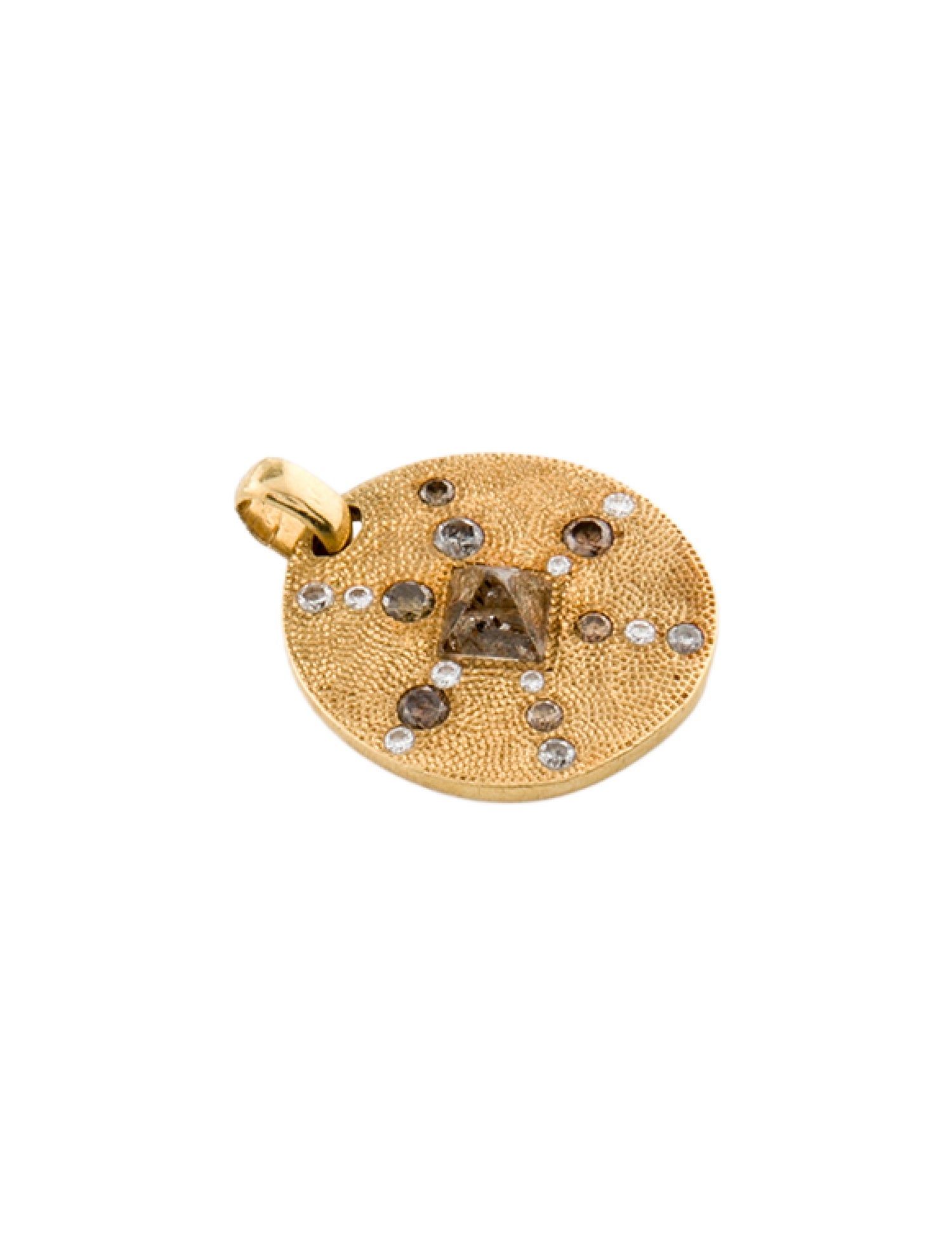 De Beers 18K Diamond Talisman Pendant