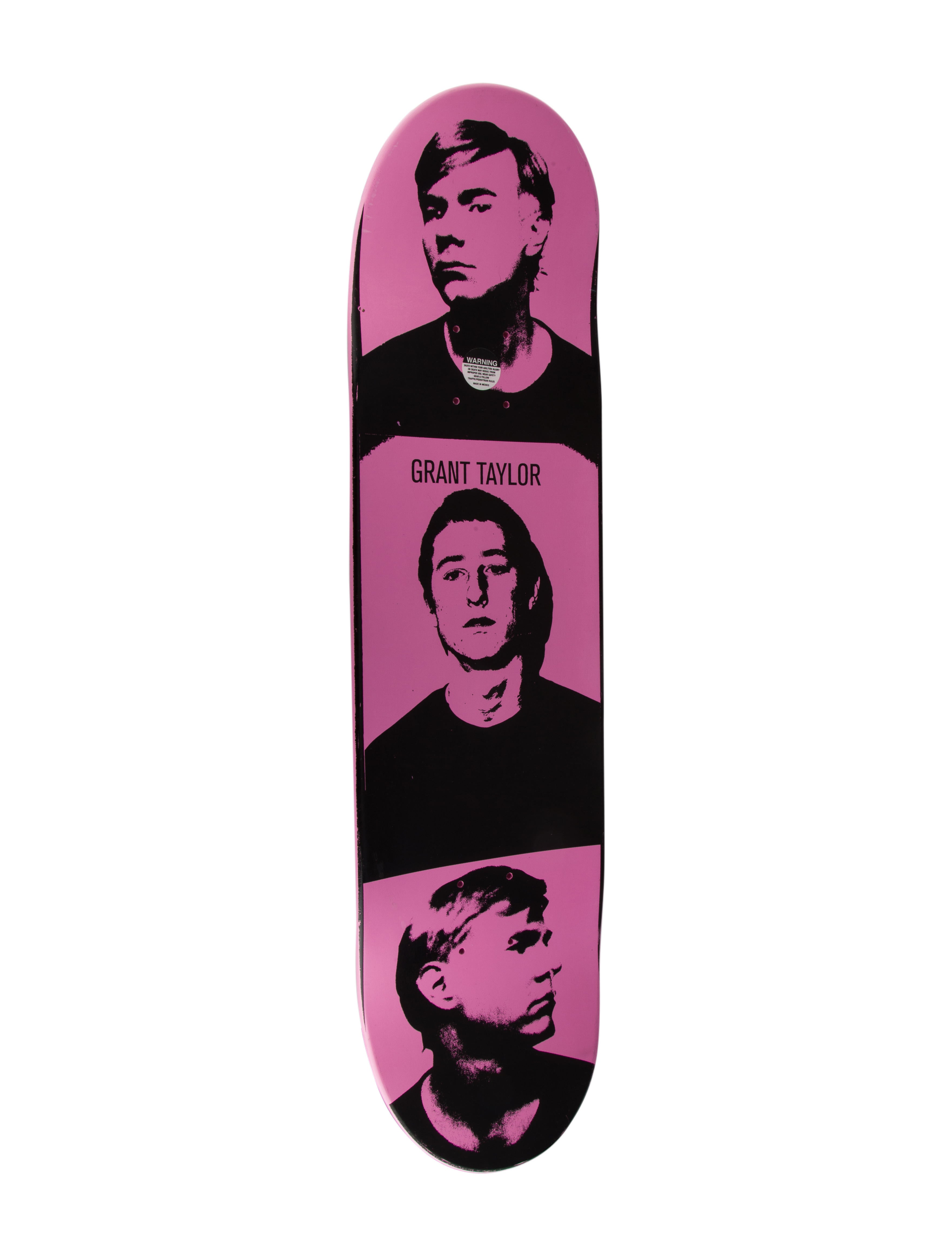 Decor Alien Workshop Grant Taylor Andy Warhol Skate Deck - Pink 