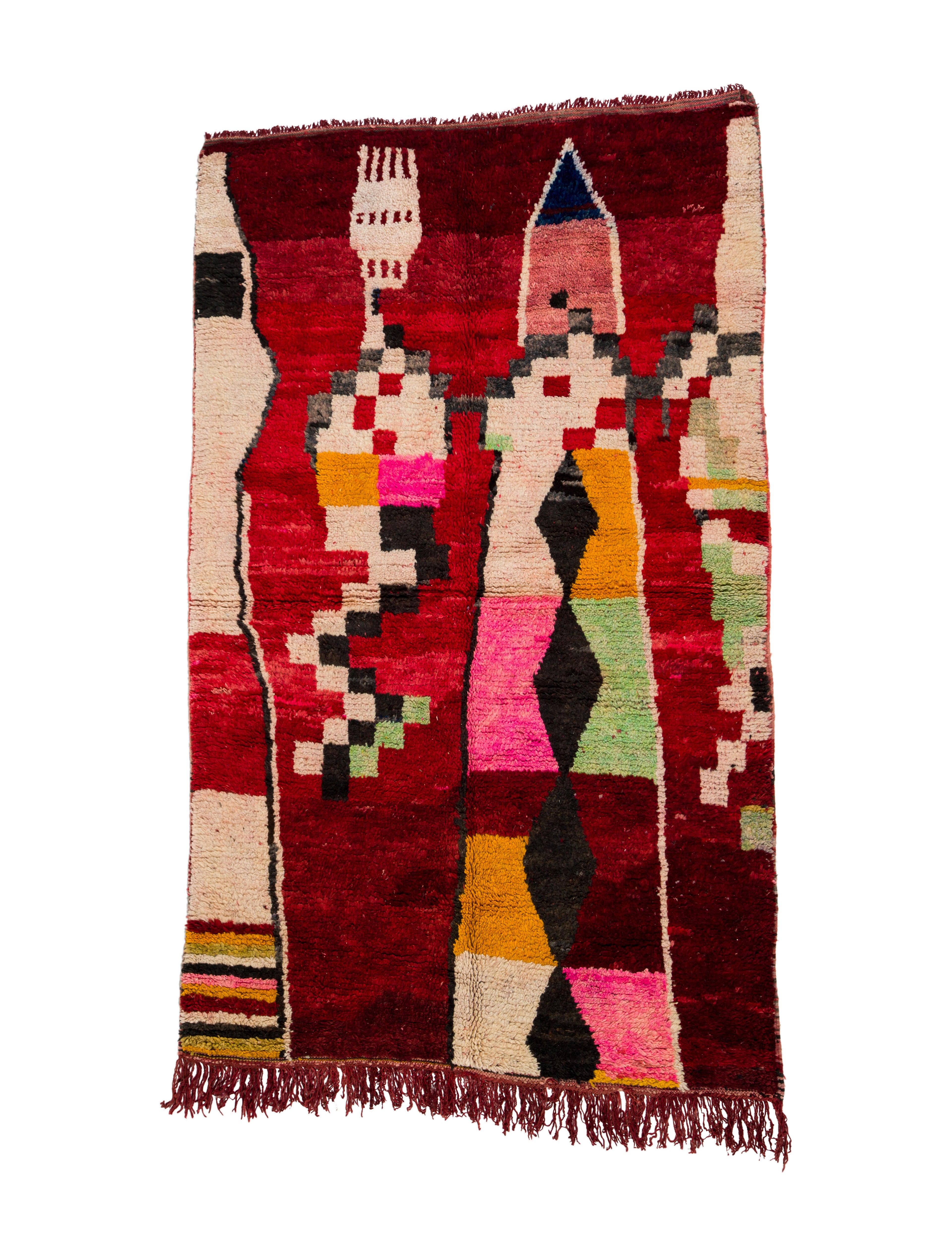 Decor MoroccanStyle Rug 8'3"x5'5" Black Area Rugs, Rugs DECOR36667