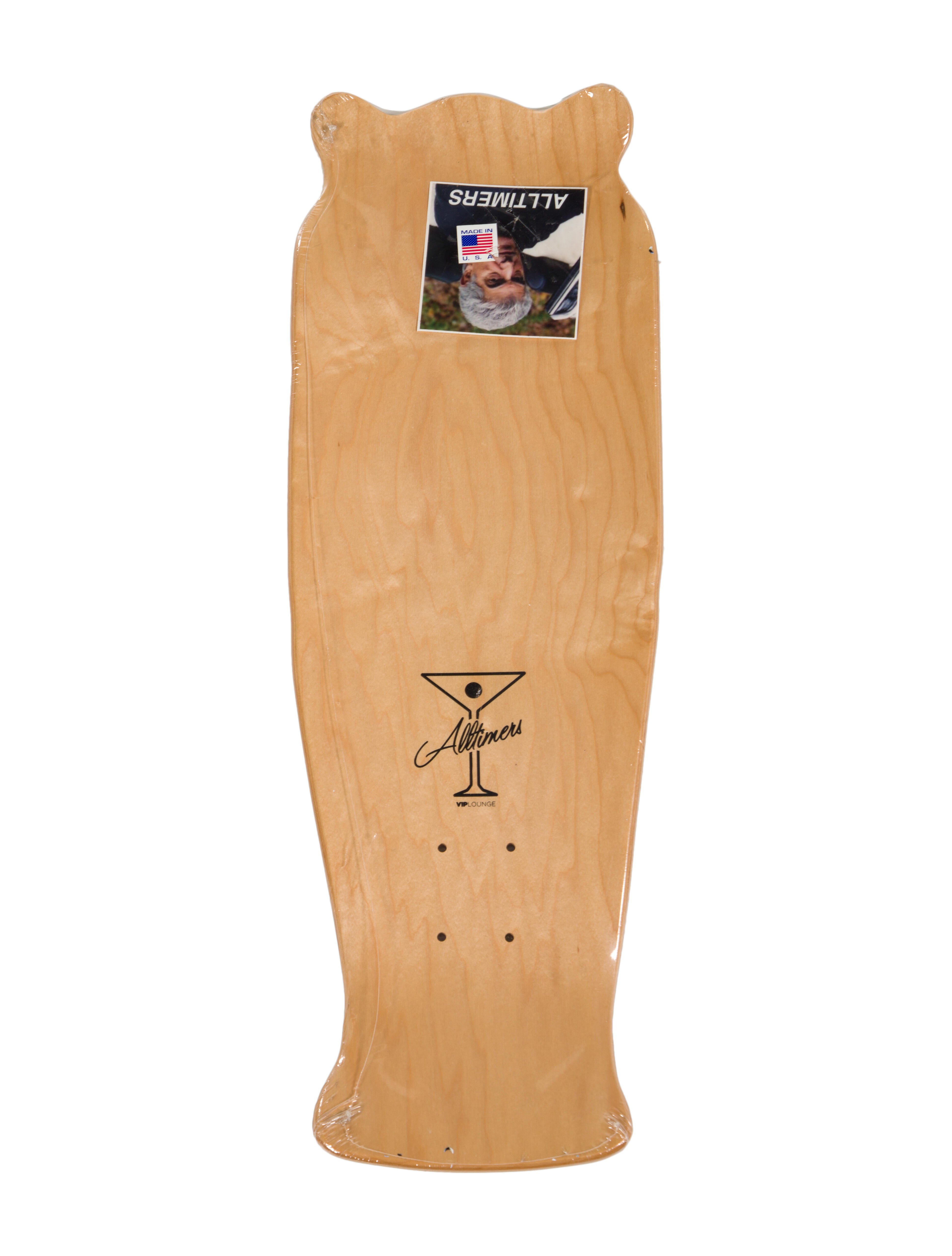 Decor Alltimers White Tiger Shaped Skateboard Deck White Skate Decks