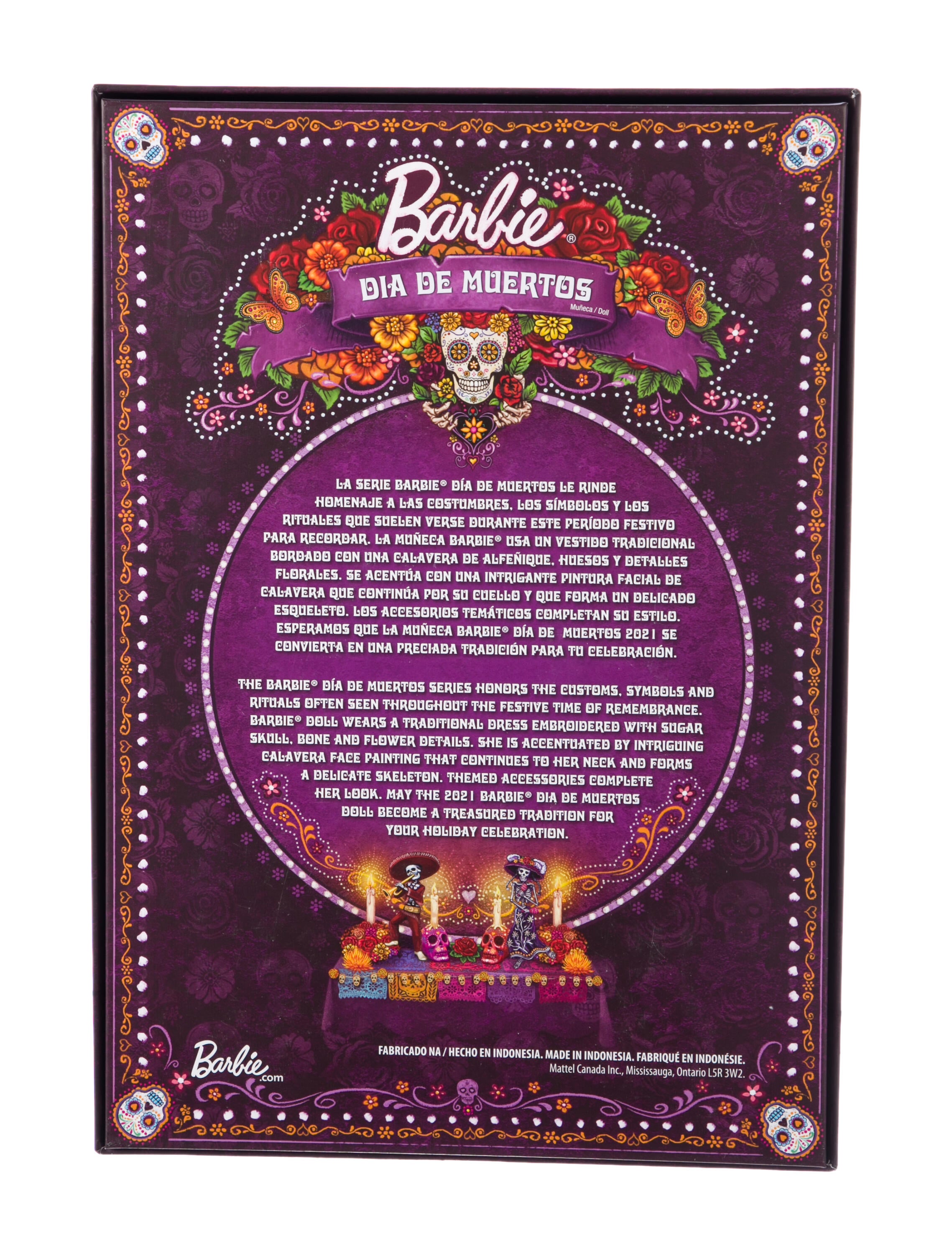 Decor 2021 Limited Edition Dia De Muertos Barbie Doll