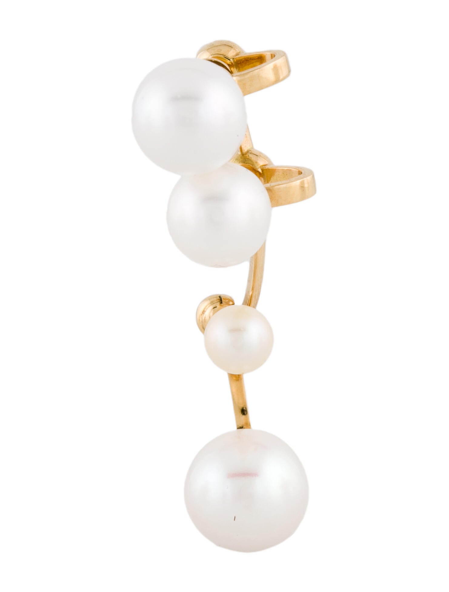 Delfina Delettrez 18K Pearl Ear Cuff