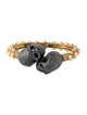Delfina Delettrez Two-Tone Skull Cuff