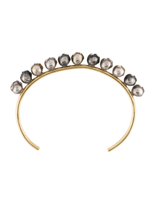 Delfina Delettrez 8k Skull Cuff Bracelet