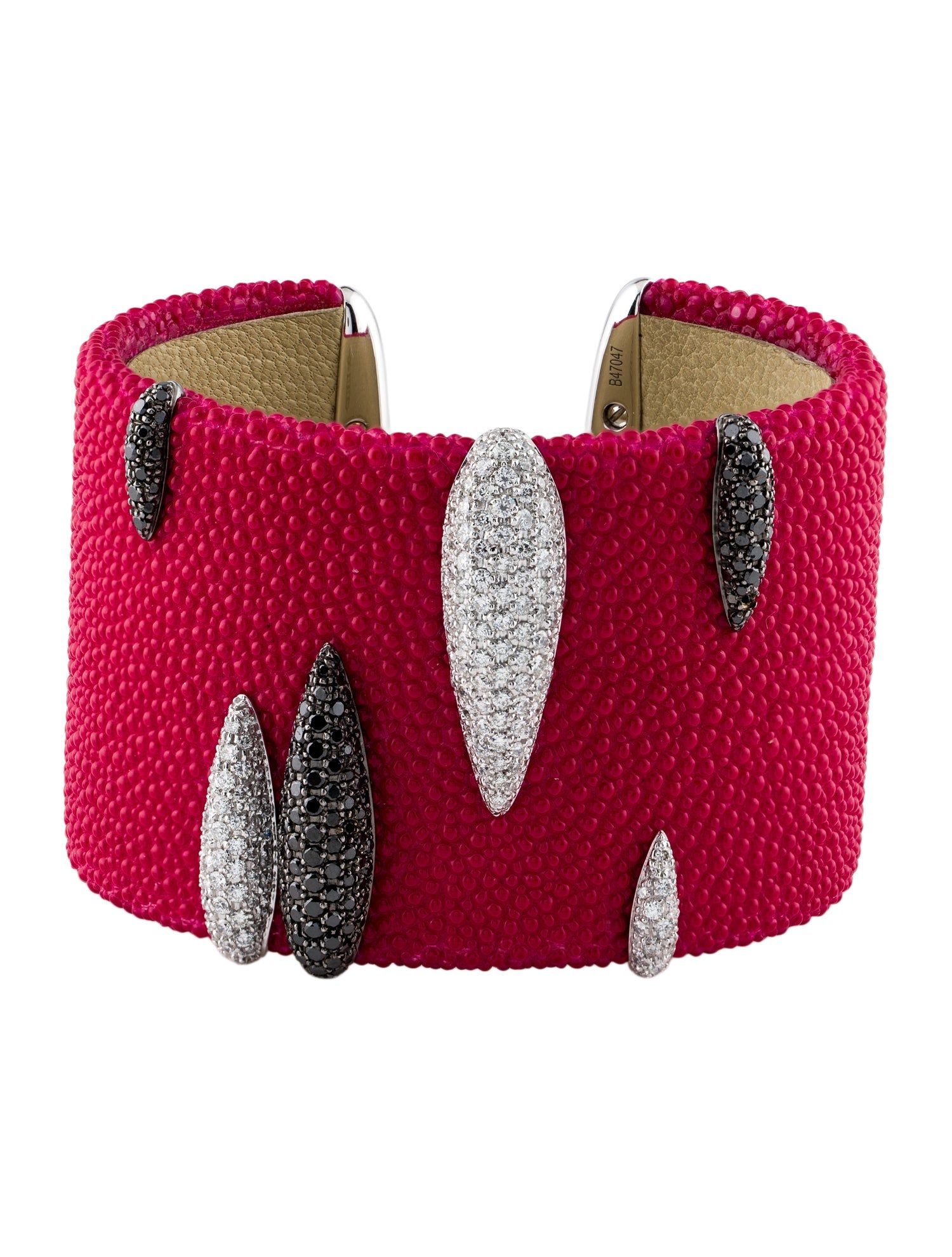 De Grisogono 18K Stingray & Diamond Galuchat Cuff