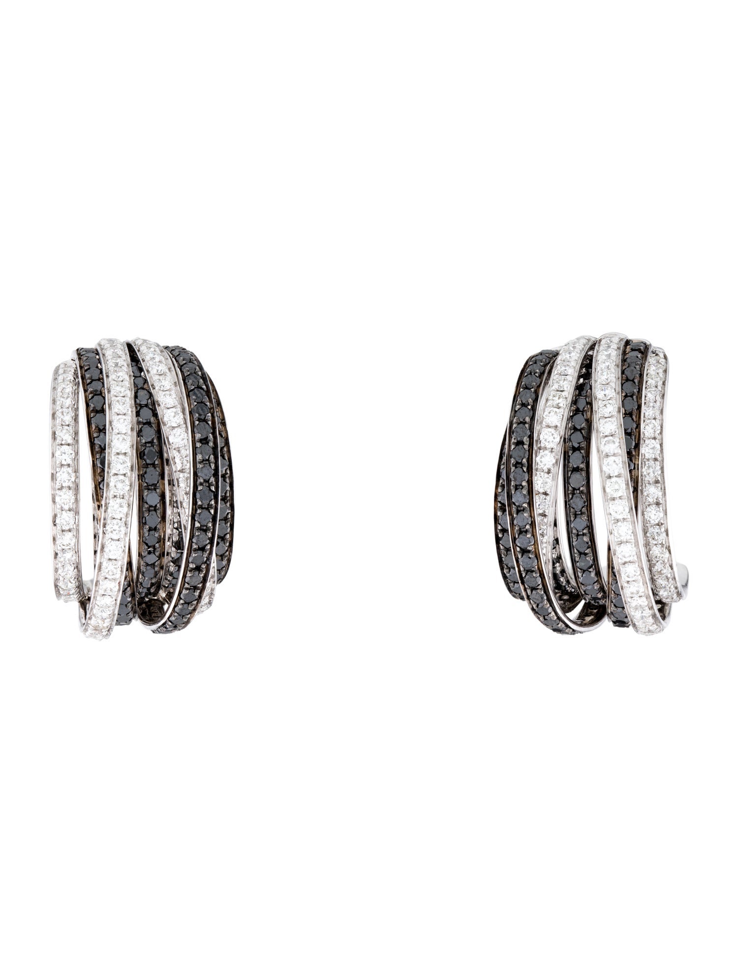 De Grisogono 18K 5.64ctw Diamond Allegra De Grisogono Earclip Earrings