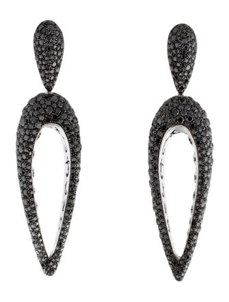 De Grisogono 18K 13.13ctw Diamond Polina Drop Earrings