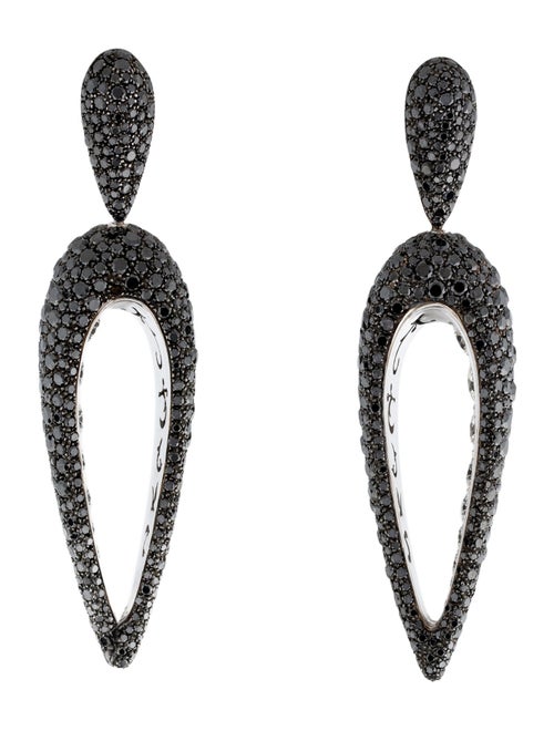 De Grisogono 18K 13.13ctw Diamond Polina Drop Earrings