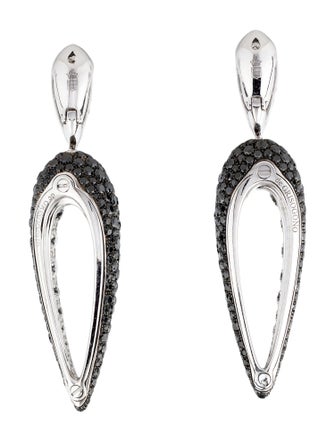 De Grisogono 18K 13.13ctw Diamond Polina Drop Earrings