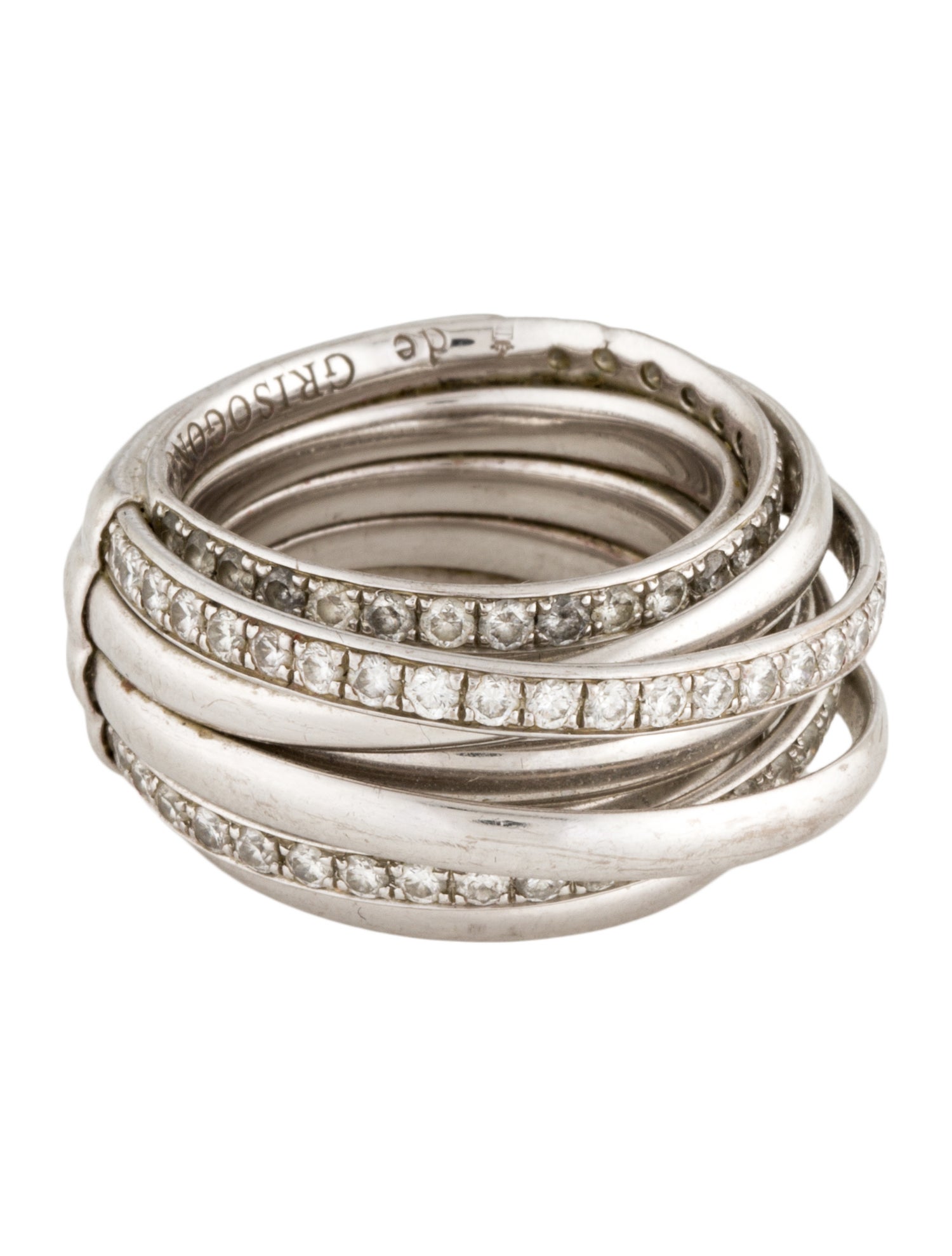 De Grisogono 18K 1.58 Diamond Allegra Band