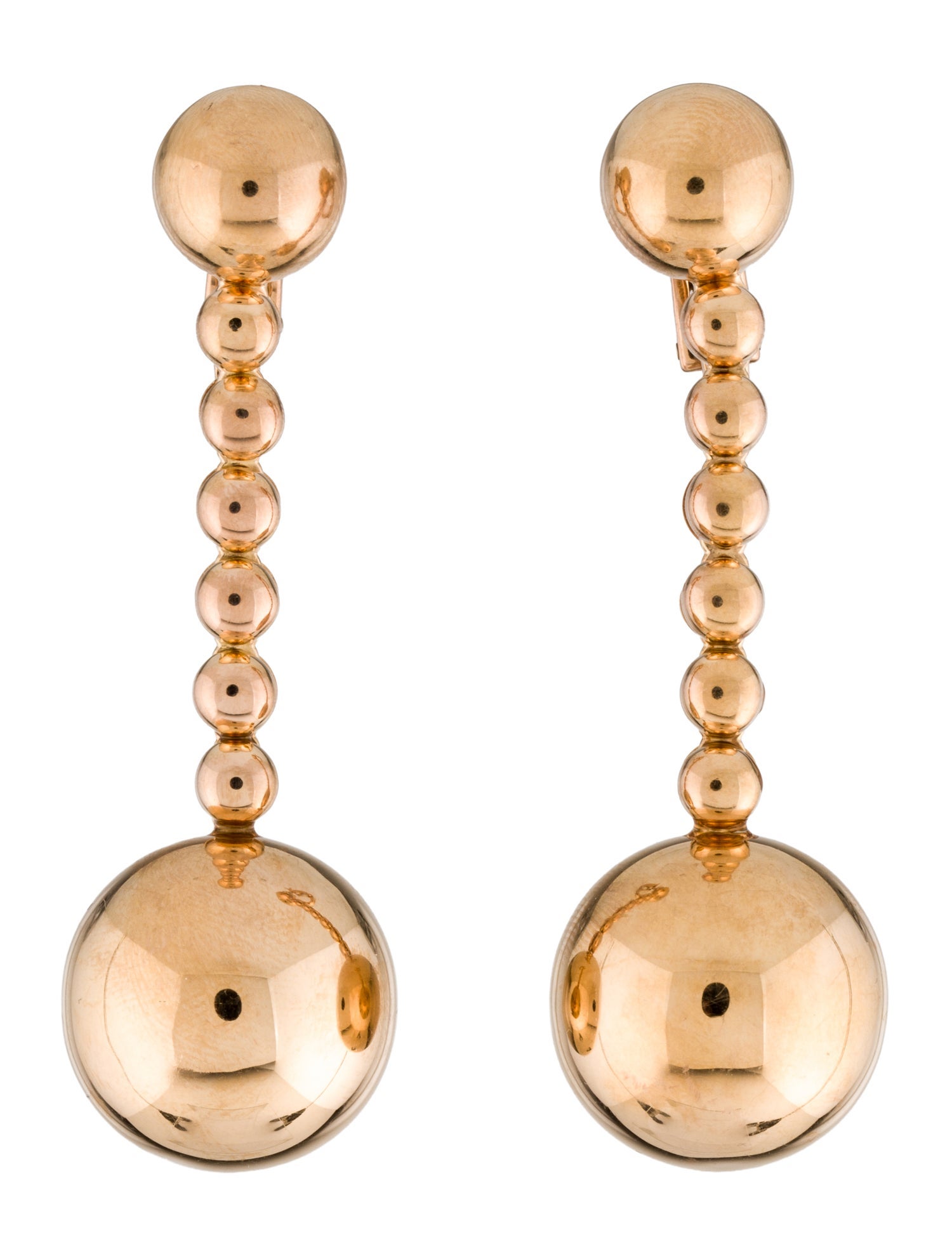 De Grisogono 18K Boule Drop Earrings