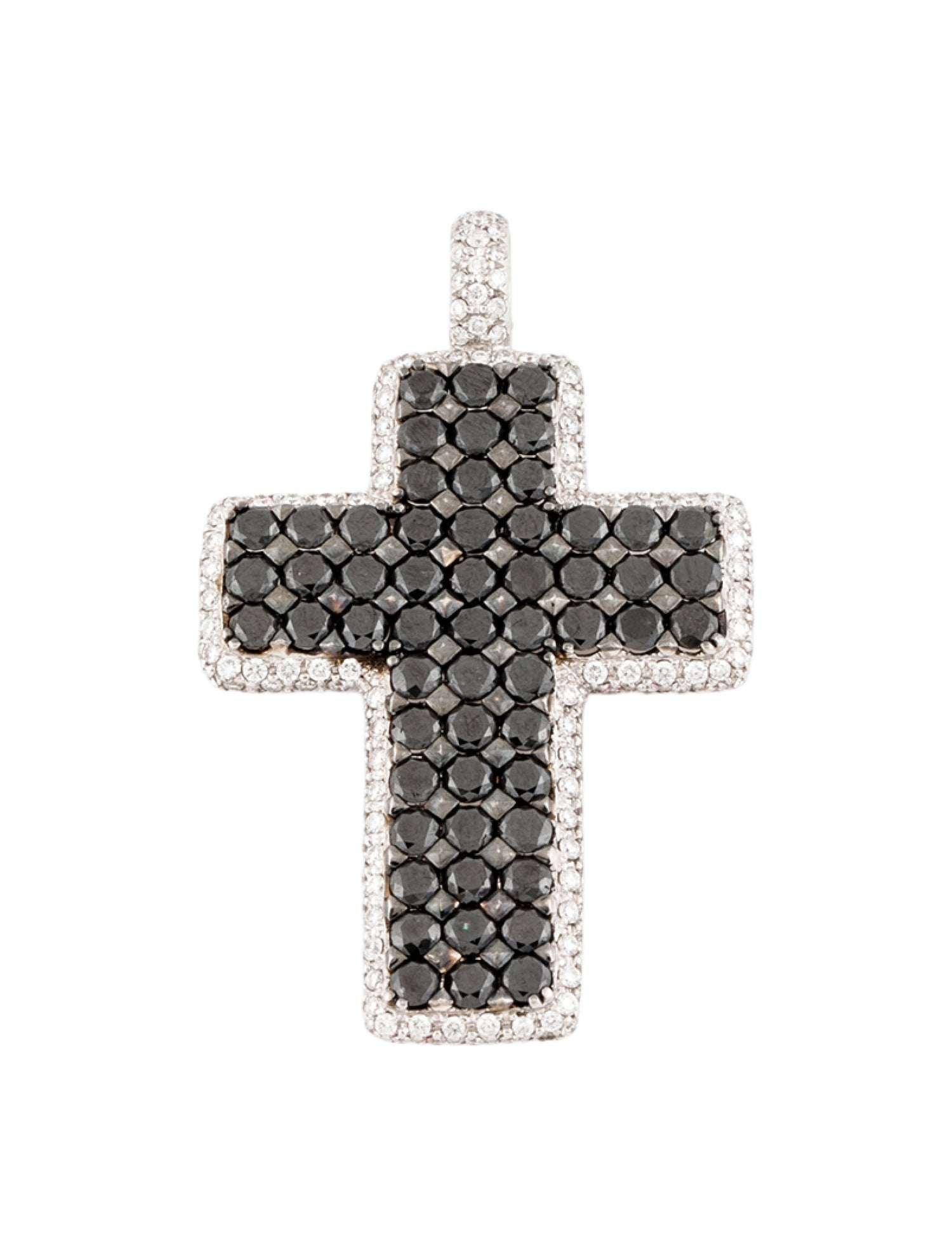 De Grisogono 18K 7.23ctw Diamond Cross Pendant