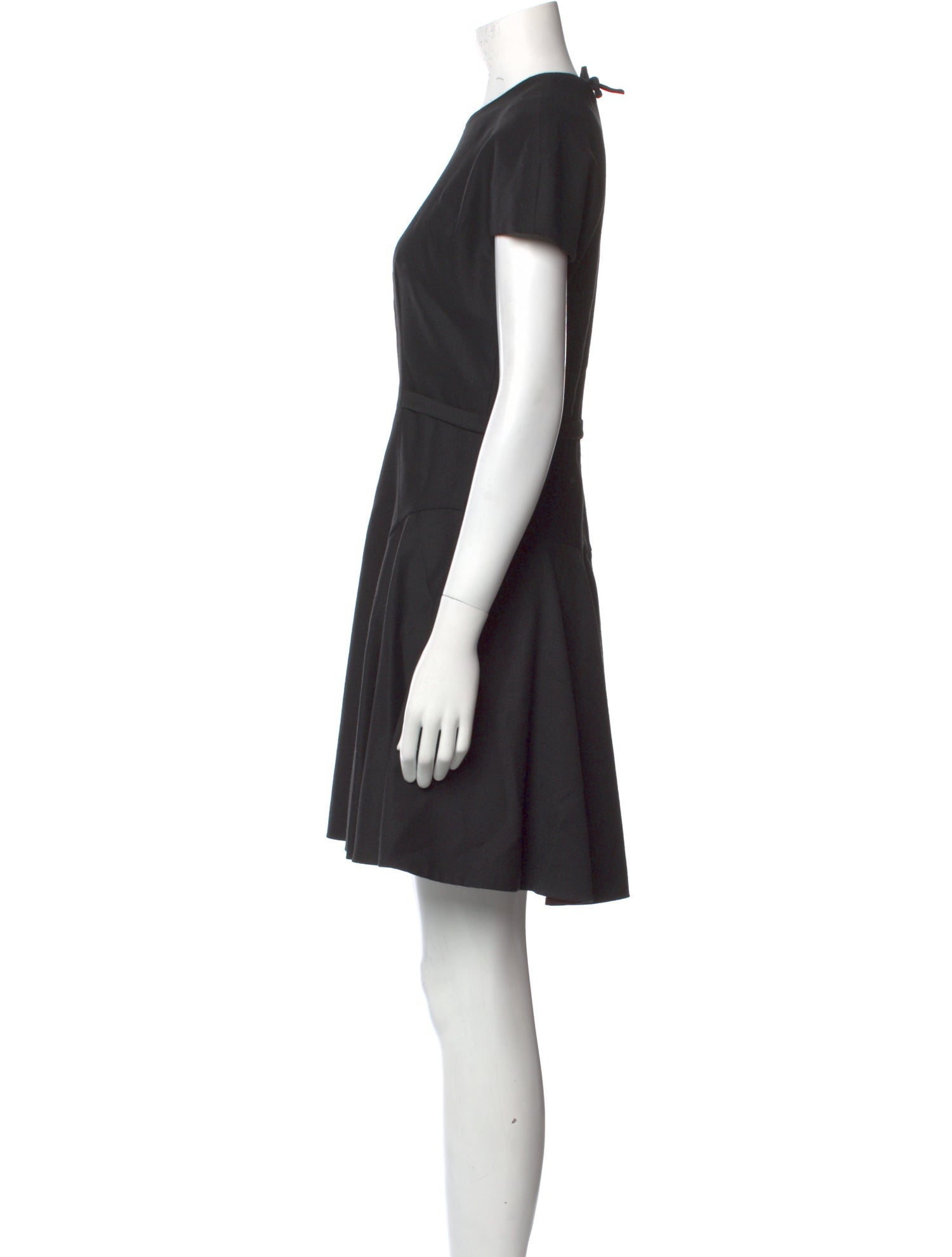 Delpozo Crew Neck Mini Dress