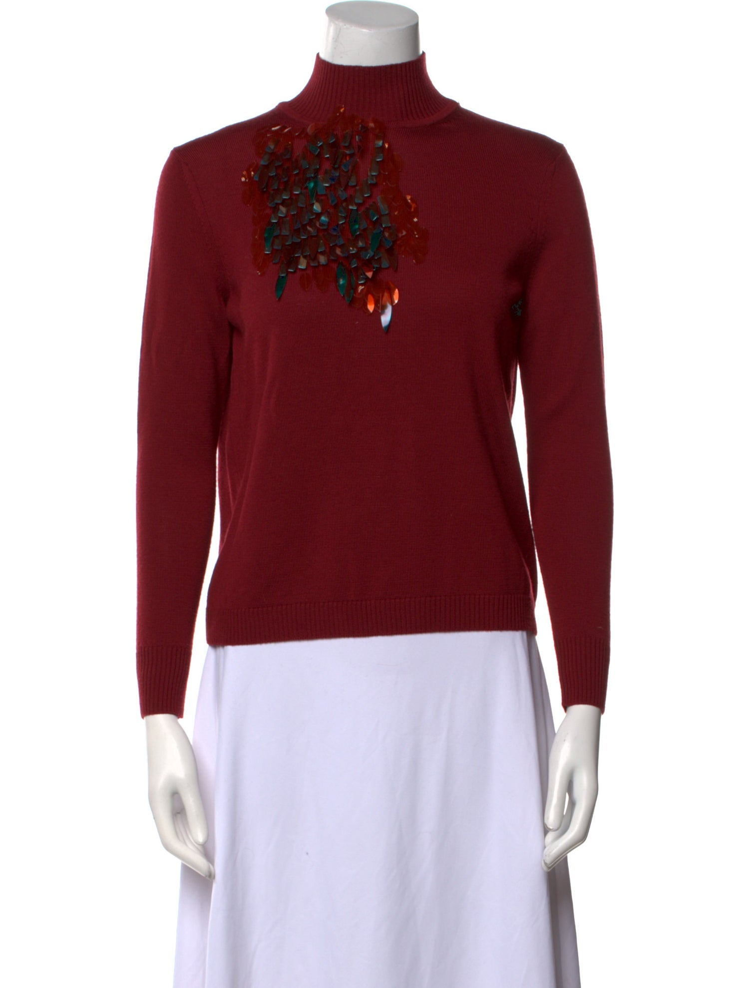 Delpozo Vintage Merino Wool Sweater